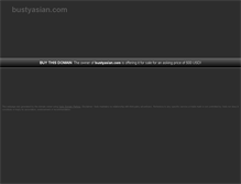 Tablet Screenshot of bustyasian.com